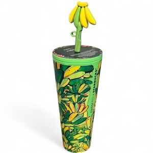 NEW 2025 Starbucks X Farm Rio Banana‎ Venti Cold Brazil 24oz Tumbler Cup